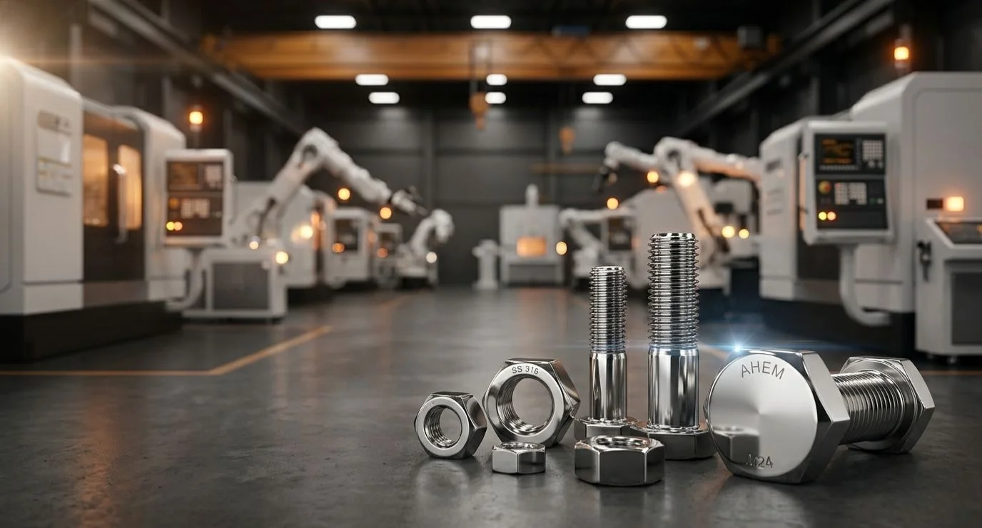 High tensile Grade 8.8 and SS304 stainless steel industrial fasteners for infrastructure projects